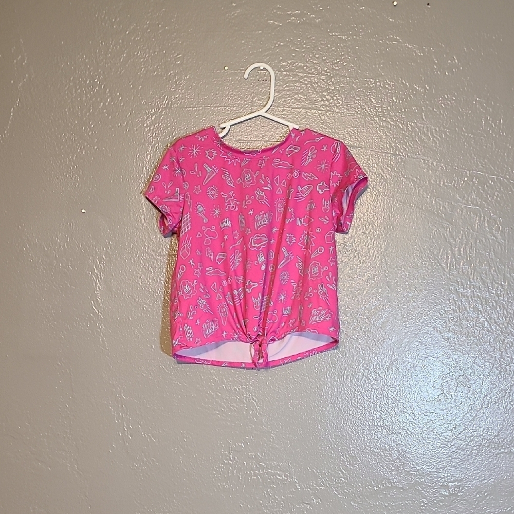 Tek Gear Pink Short Sleeve Tee Casual Lightweight Size 7 EUC